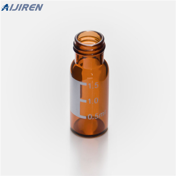 5.0 borosilicate glass brown 2ml aijiren hplc vials for GC alibaba